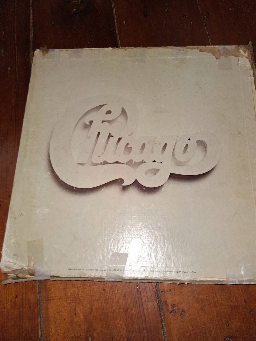 Chicago Self-Titled Vinyl Album - White Cover Comes With 4 Vinyl Records